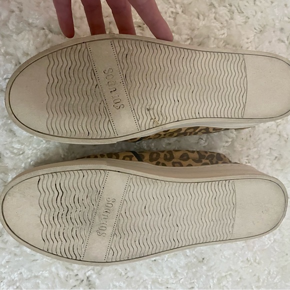 Soludos leopard calf hair sneakers - Picture 3 of 4